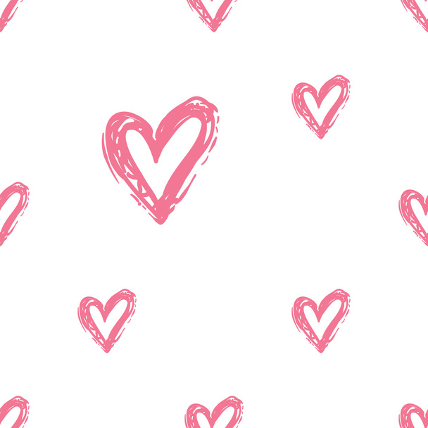 heart love pattern - Wektor, obraz