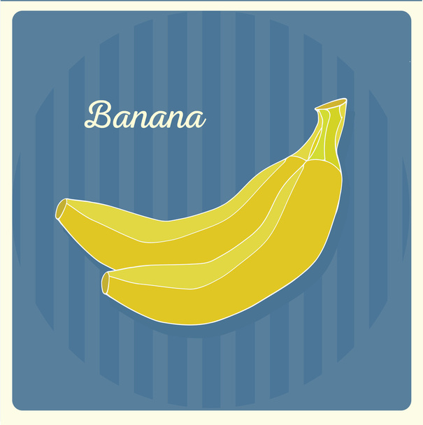 Banana. Vector illustration. - Vetor, Imagem