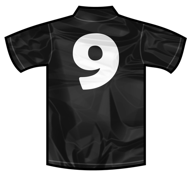 Siyah gömlek dokuz - Fotoğraf, Görsel