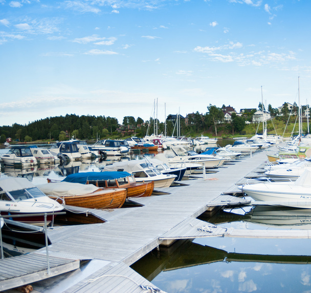 Boats and yachts in marina - Photo, Image