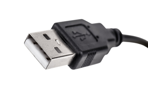 черный USB разъем
 - Фото, изображение