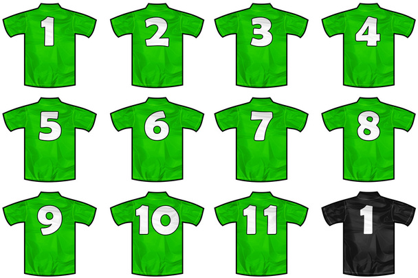 Mexico team shirts - Photo, Image