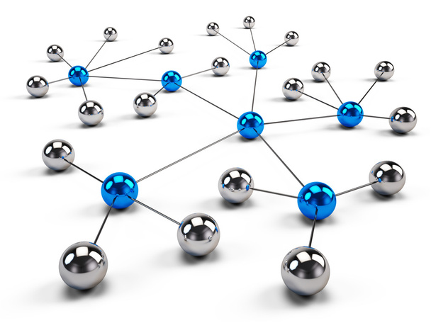 Concept of Network, social media, internet communication - Photo, Image