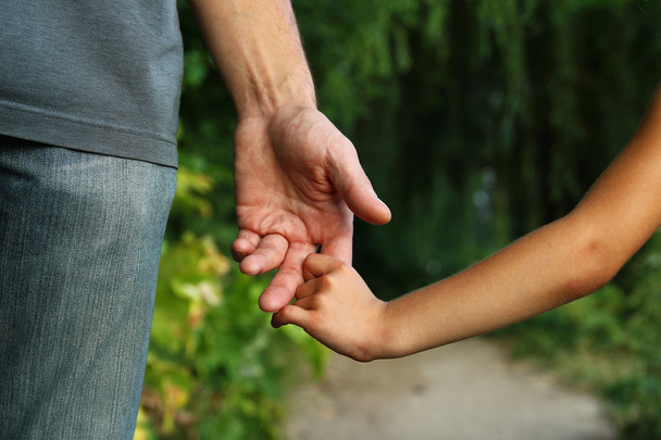 father and son hands - Photo, Image