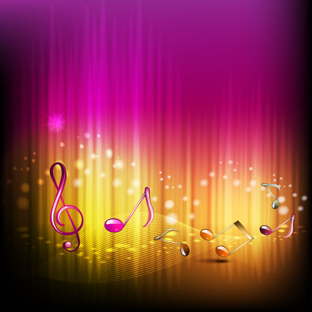 Musical notes - Vector, afbeelding
