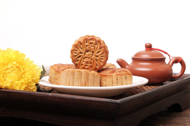 Gâteaux de lune pour chinois mi-automne fastival
 - Photo, image