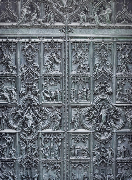 Old cathedral door - Fotó, kép