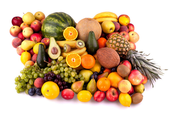 Coleta de frutas diferentes
 - Foto, Imagem