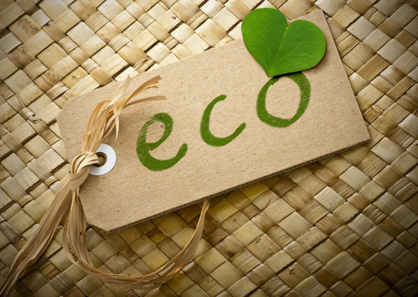 Eco friendly label - Photo, image