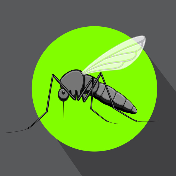 Inseto de mosquito dos desenhos animados
 - Vetor, Imagem