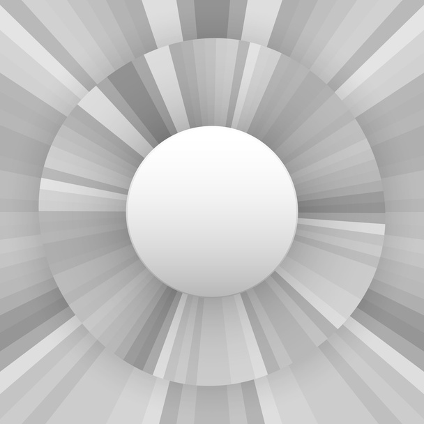 Monochrome background from circles. - Vector, Imagen