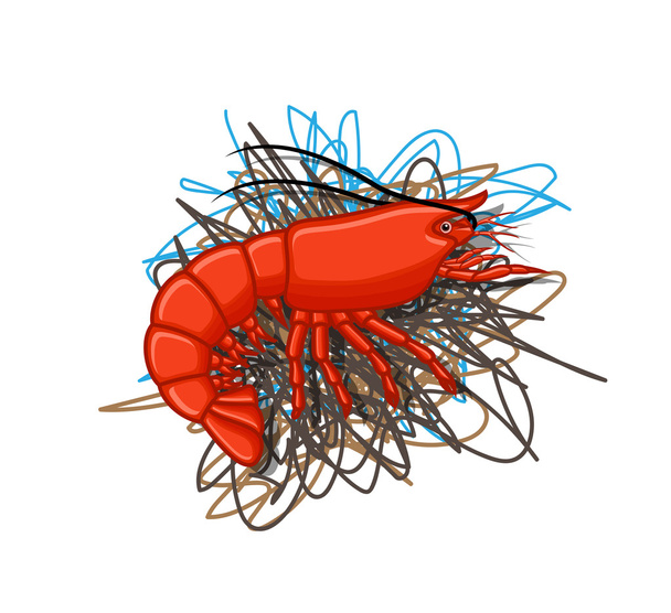Wild Shrimp Vector  - Vector, Image