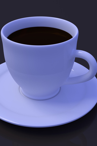 Kaffeetasse mit Untertasse - Foto, Bild