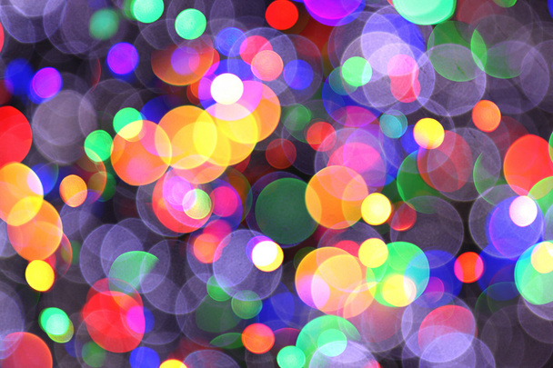abstrakte Weihnachten Farbe Lichter Hintergrund - Foto, Bild