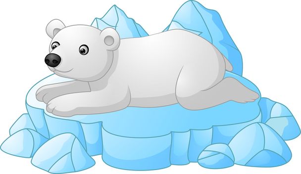 Ours polaire blanc dessin animé
 - Vecteur, image