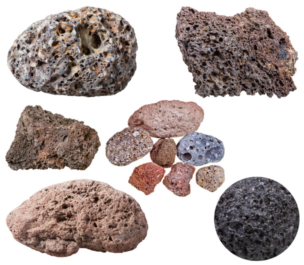 raccolta da esemplari di varie pietre pomice
 - Foto, immagini