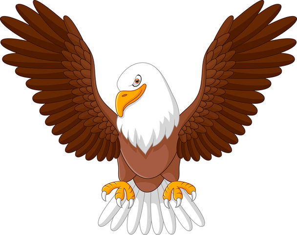 Мультфільм орел літати
 - Вектор, зображення