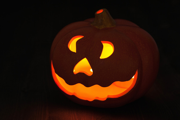 Halloween Jack O Lantern pumpkin decoration  - 写真・画像