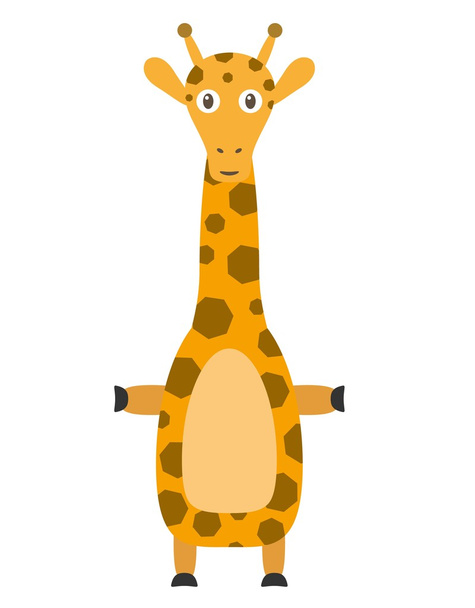 zábavná žirafa charakter - Vektor, obrázek