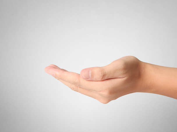 Ручний знак людини ізольовано
 - Фото, зображення