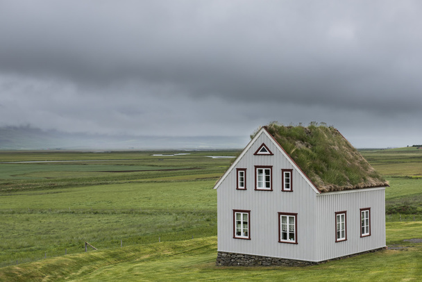 Traditionelles Haus auf Island - Foto, Bild