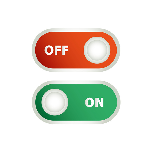 Toggle switch icon - Διάνυσμα, εικόνα