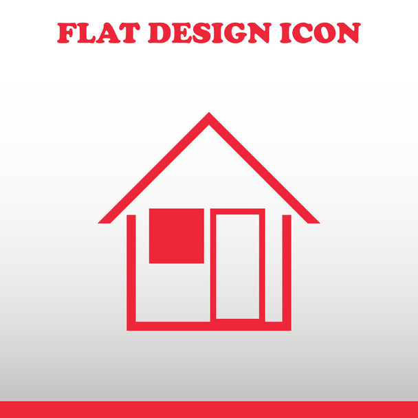 Home ikonra. vektor webdesign - Vektor, kép