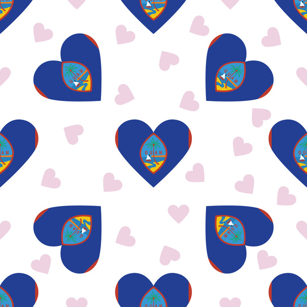 Guam independence day seamless pattern. - Vettoriali, immagini