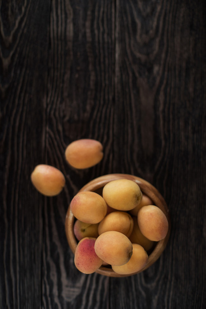 orange fresh apricots - Фото, изображение