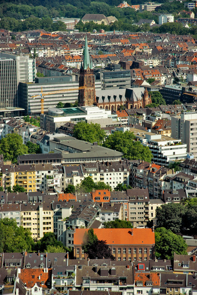 Dusseldorf from above. Germany. - 写真・画像