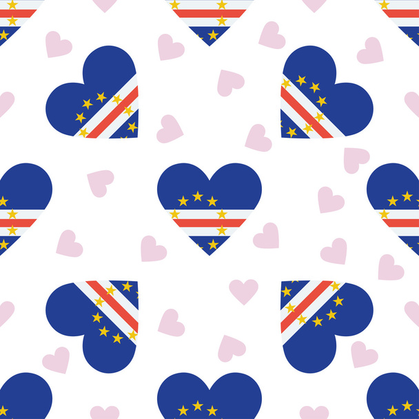 Cape Verde independence day seamless pattern. - Vector, imagen