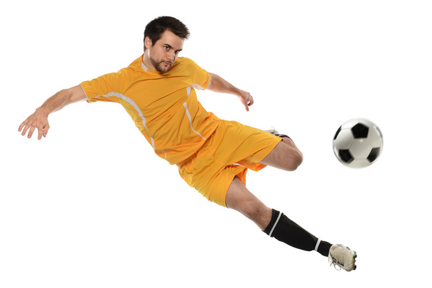 Soccer Player in Action - Φωτογραφία, εικόνα