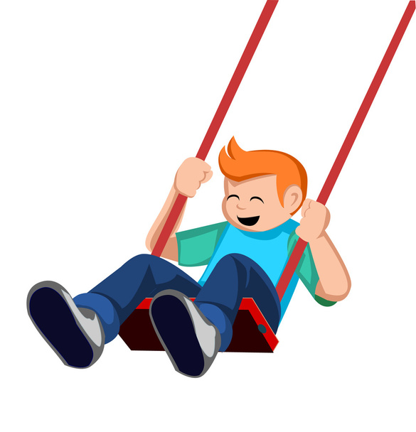 děti swingu - Vektor, obrázek