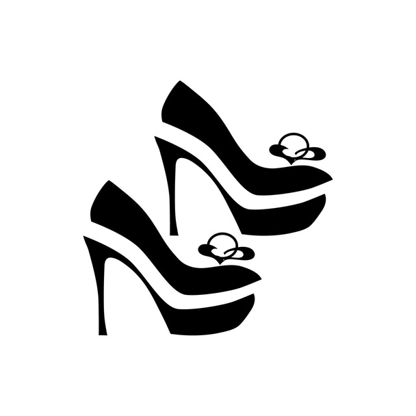 Women dressy shoes icon, simple style - Vector, Image
