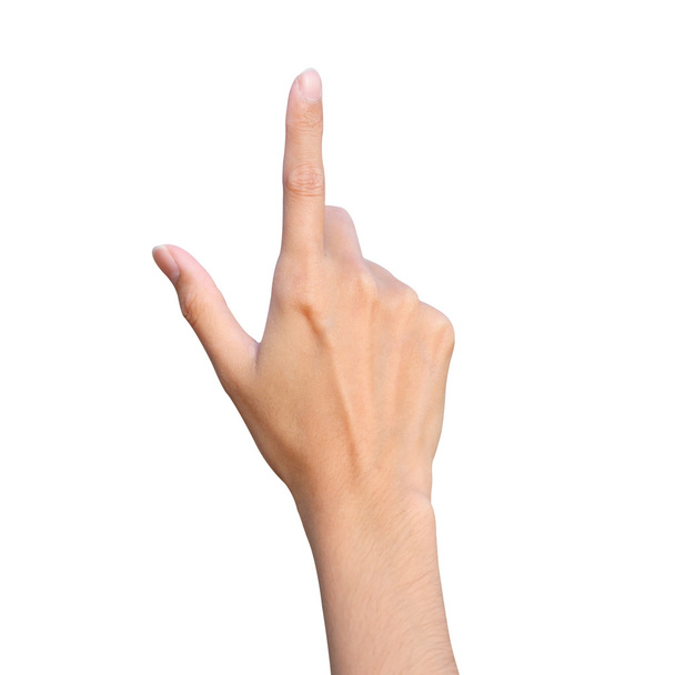 το νούμερο ένα χέρι χειρονομία - Φωτογραφία, εικόνα