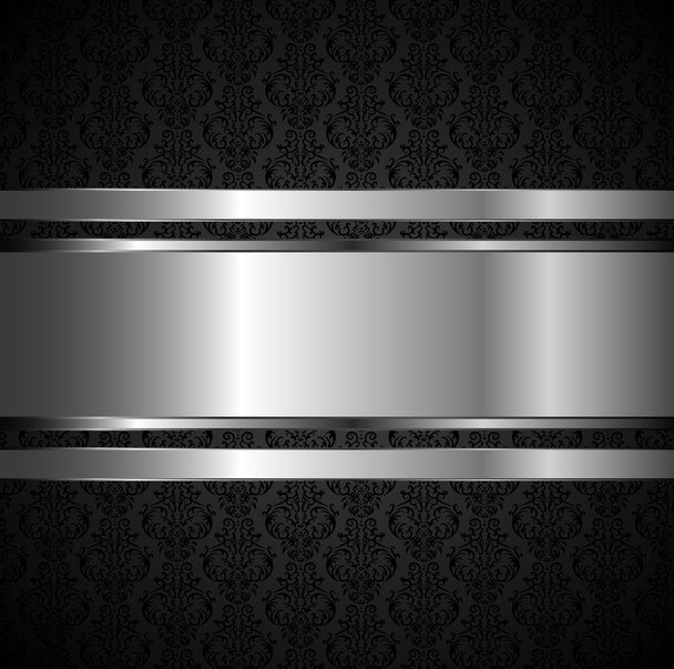 Black background - Vector, Imagen