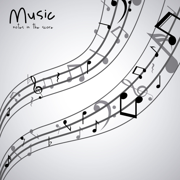 Isolated music note design - Вектор,изображение