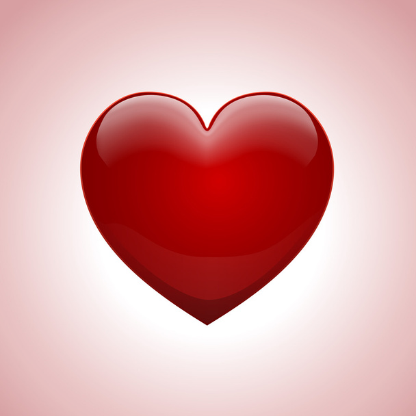 Vector sign shiny heart - Вектор,изображение