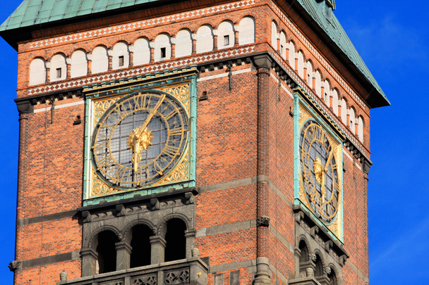 Radnice na starém městě v Kodani, Dánsko - Fotografie, Obrázek