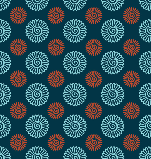 Seamless elegant Ornamental pattern. - Vector, Image