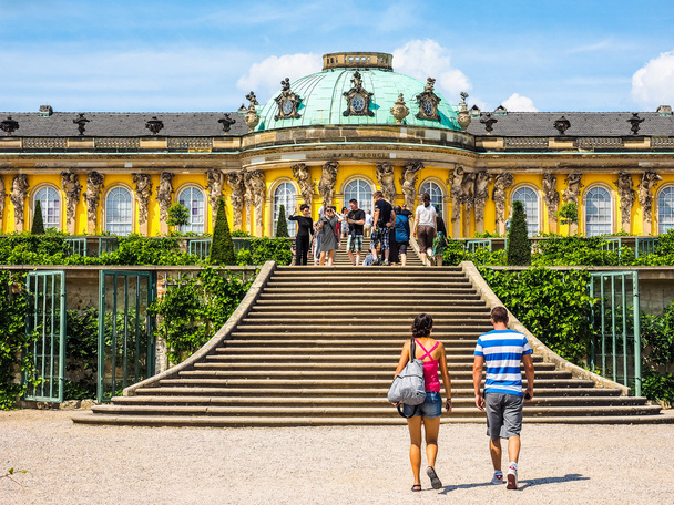 Schloss Sanssouci in Potsdam (HDR) - Foto, imagen