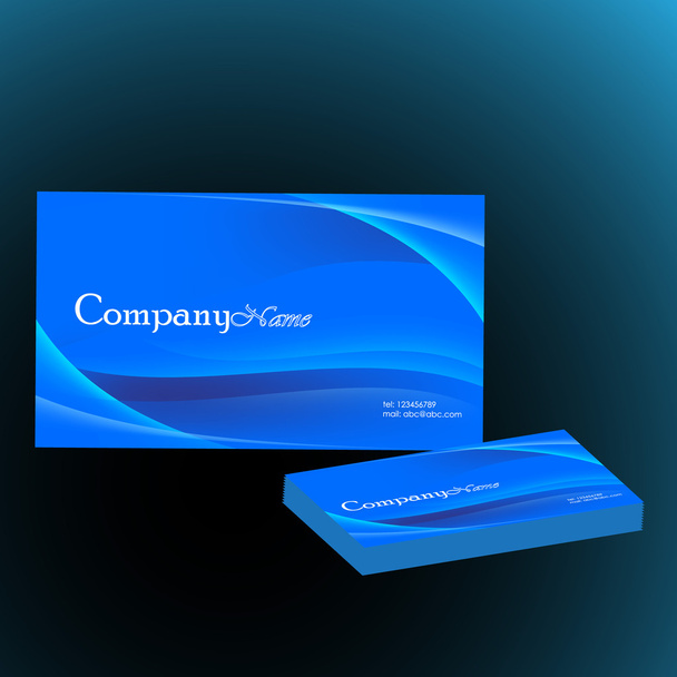 business card vector illustration - Vektor, obrázek