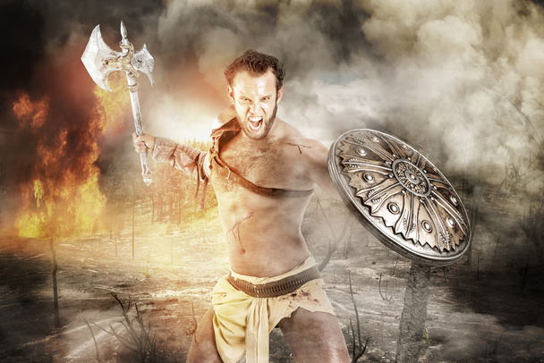 oude gladiator warrior - Foto, afbeelding