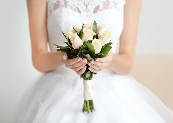 Bride in beautiful dress   - Foto, Bild