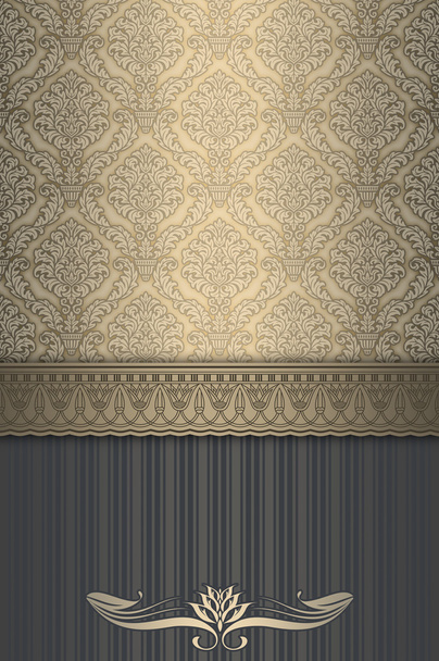 Luxury vintage background with old-fashioned patterns. - Фото, изображение