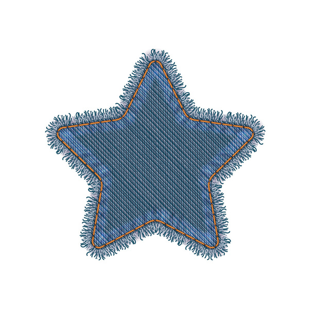Форме звезды патч  - Вектор,изображение