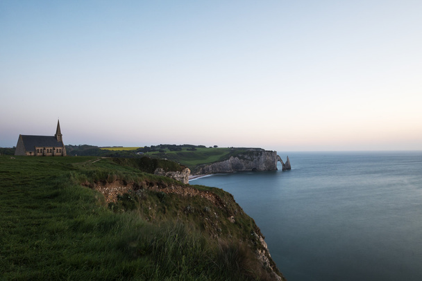 The impressive cliffs of Etretat in Normandy, France - Photo, Image