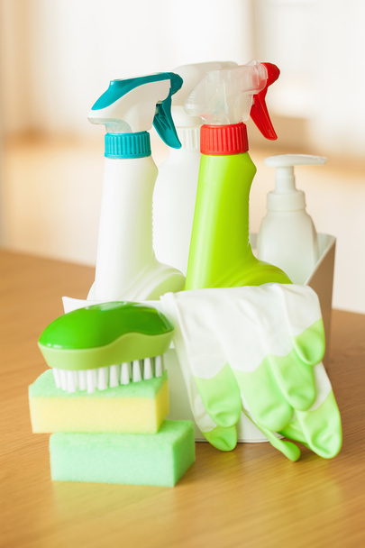 articoli per la pulizia spazzola spugna spugna guanto - Foto, immagini