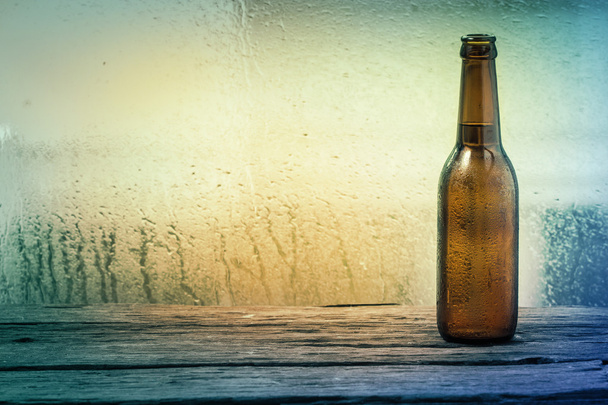 Szklane butelki piwa - Zdjęcie, obraz