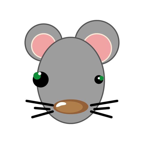 Mäusetier-Cartoon - Vektor, Bild